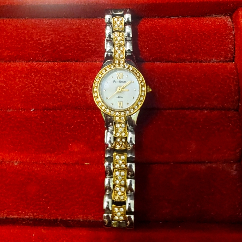 Armitron Watch Gold & Silver Womens